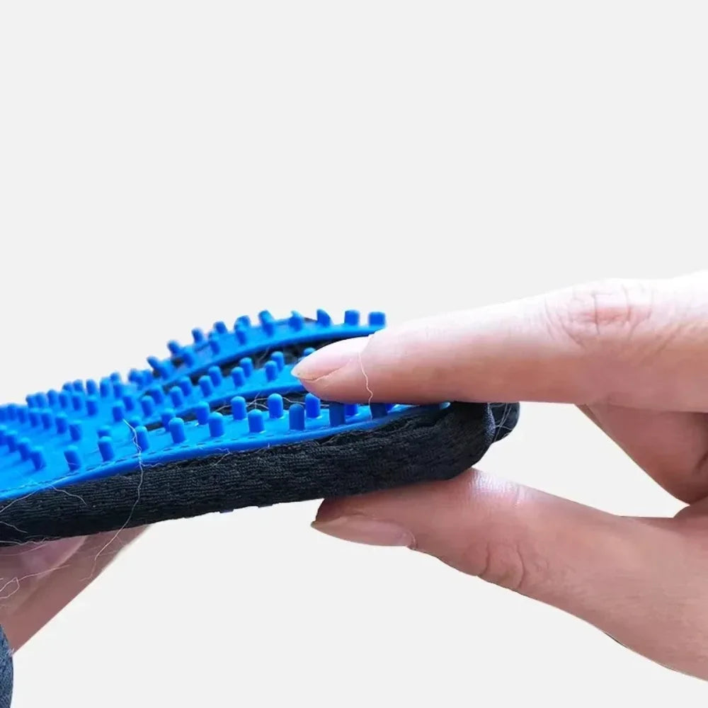 1/2× Pet Cat Grooming Glove Cat Hair Deshedding Brush Gloves Dog Comb for Cats Bath Hair Remover Clean Massage Brush for Animal