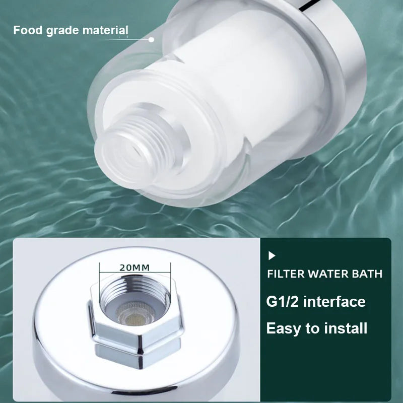 Universal Water Purifier Faucet Filter for Kitchen Bathroom Shower Washing Machine Household Water Filter High Density PP Cotton