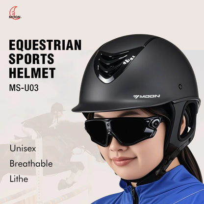 Safety Wen and Women Horse Riding Caps Adjustable Equestrian Helmet Good Air Permeability Horse Riding Helmet Protective Gear