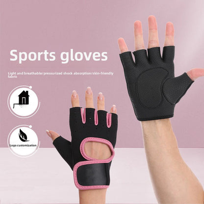 Workout Gloves for Men Women, Ventilated Sports Gym Gloves with Non-Slip Silicon Grip Great for Fitness, Weight Lifting, Cycling