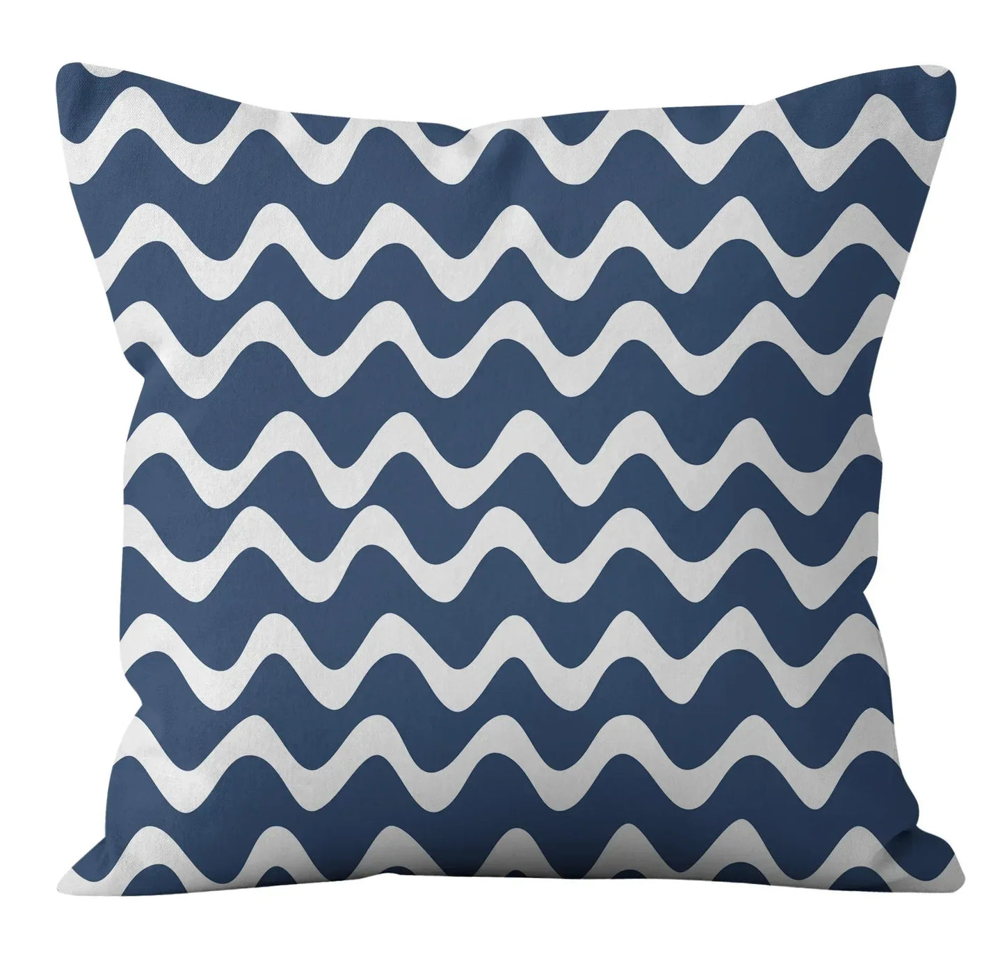 Modern Fashion Nordic Sofa Simple Cushion Cover Living Room Decoration Pillow Cover Navy Blue Geometric Pillow Cover
