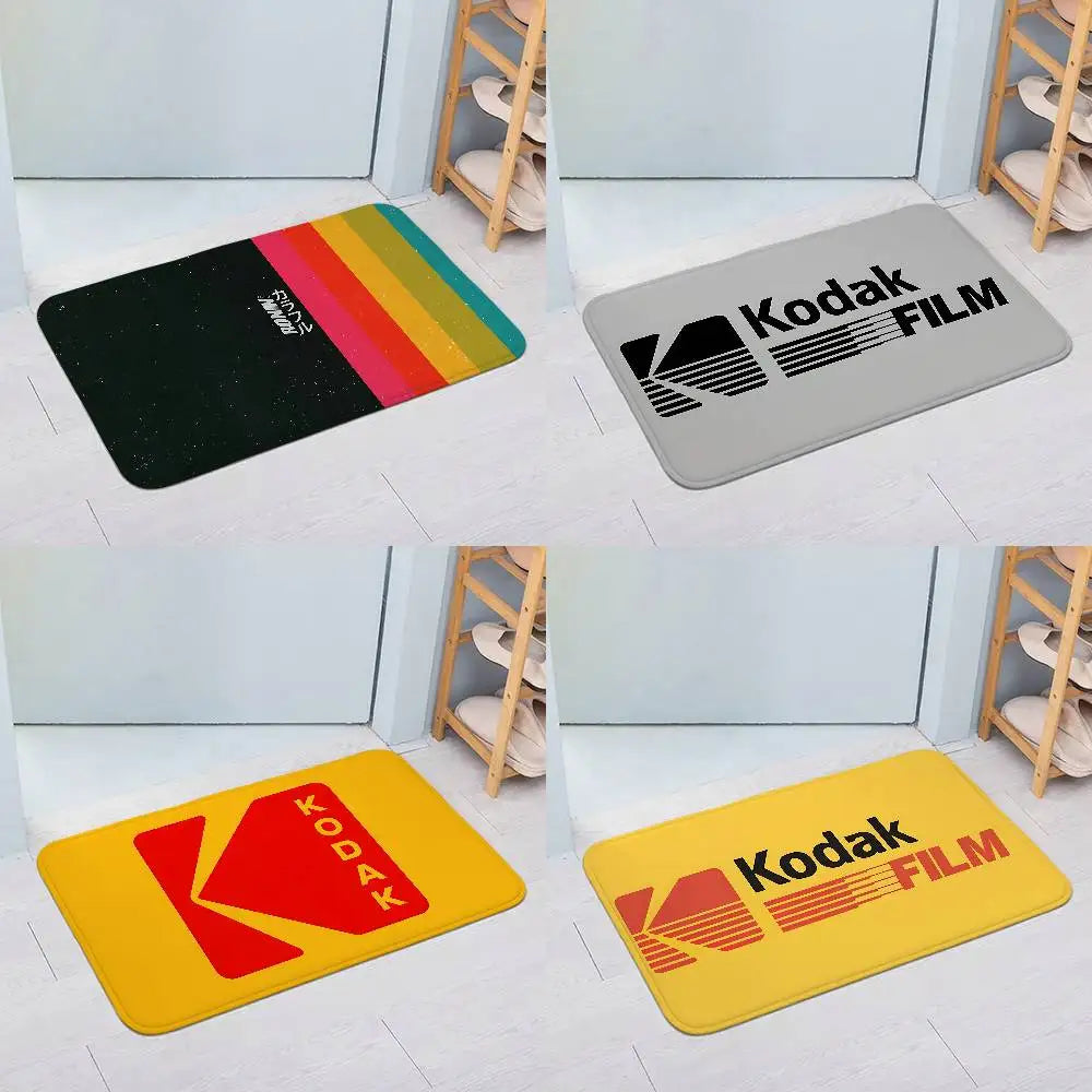 K-Kodak F-Film Camera Floor Mats Home Laundry Rug Carpet For Living Room Decor Lounge Area Anti-slip Foot Mat Entrance Doormat