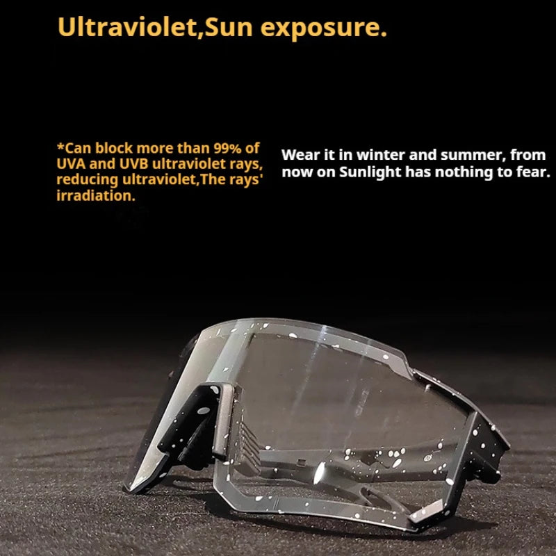 Cycling Sunglasses for Men and Women Protective Sports Glasses for Road/mountain Biking, Night Cycling and Outdoor Activities