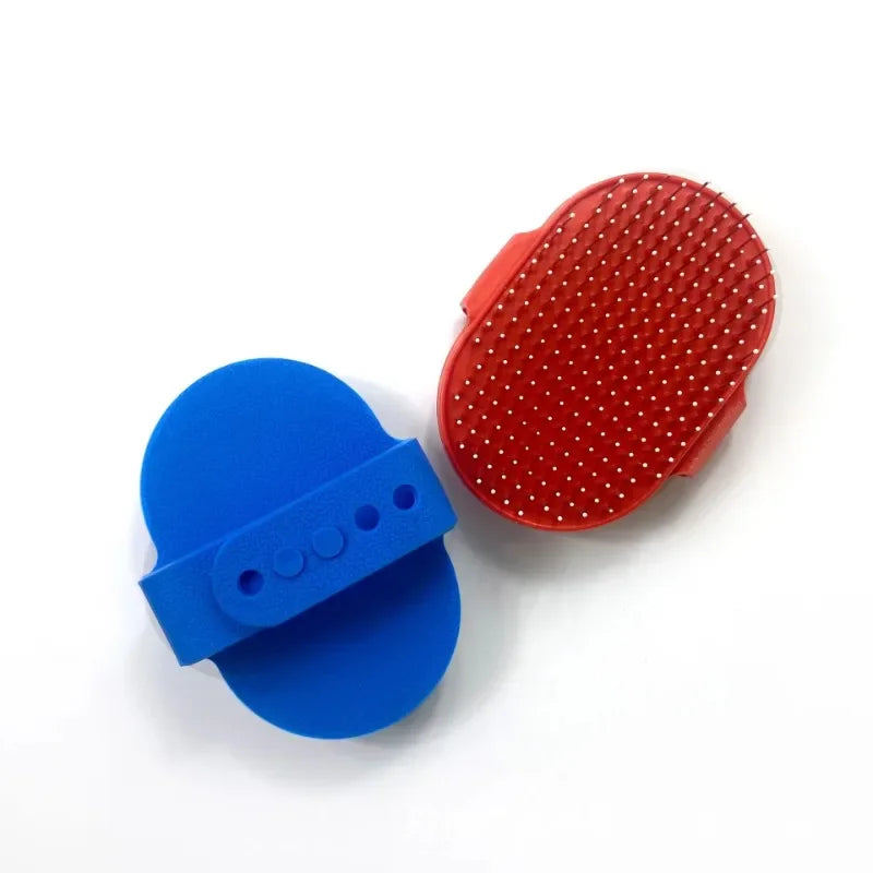 Pet Grooming Cleaning Gloves Dog Cat Bathing Shampoo Glove Scrubber Magic Dishwashing Cleanner Sponge Silicon Hair Removal Glove