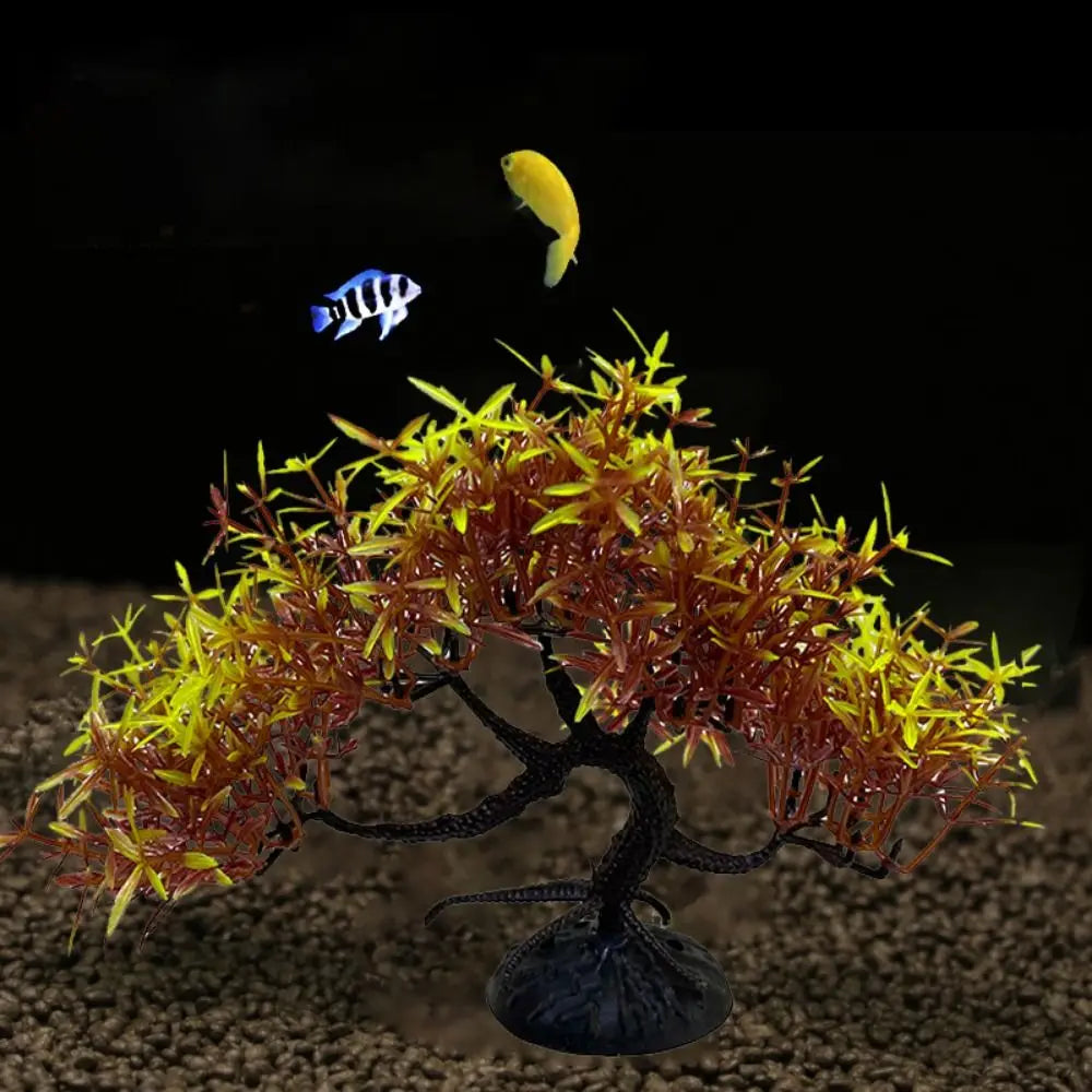 Plastic Artificial Pine Tree Underwater Plant Water Grass Simulated Plant Fish Tank Landscaping