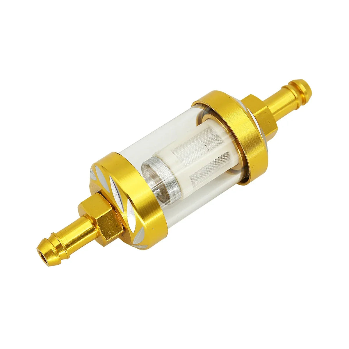 8mm CNC Aluminum Alloy Glass Gas Fuel Oil Filter Moto for Dirt Pit Bike 125/140/150/160cc CRF70 90 110 TTR100 110 KLX65