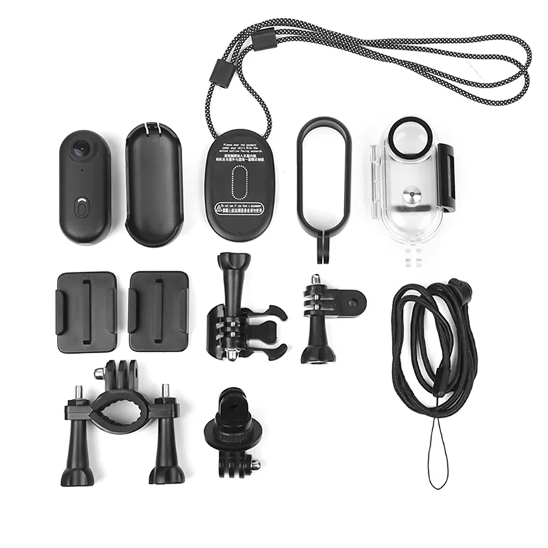 3CGRO-Action Camera 1080P Wifi Sports Camera 120° Wide Angle Lens Waterproof Case With Magnetic Lanyard Back Clip