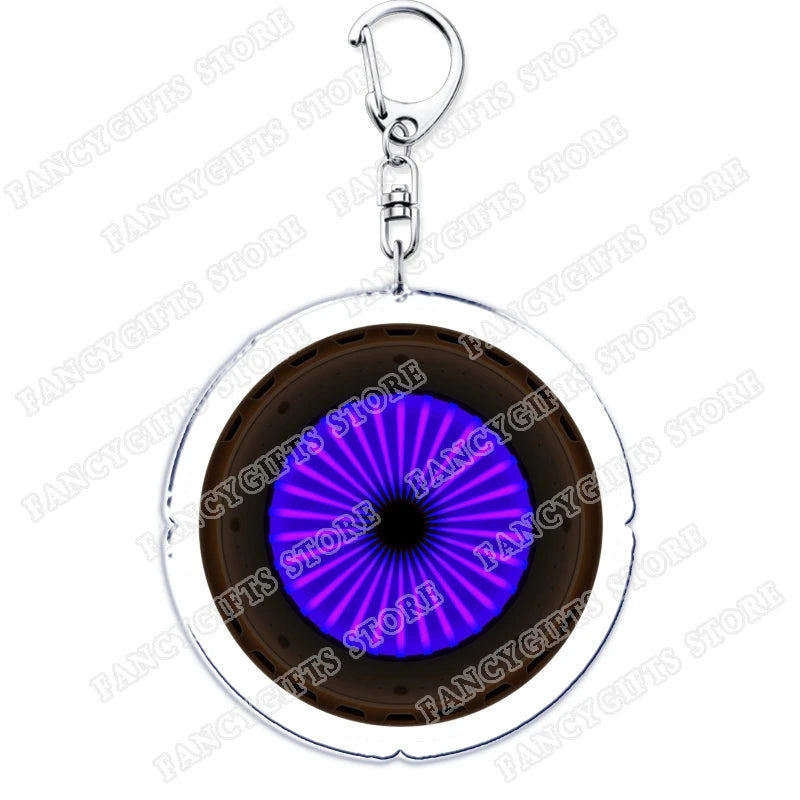 Popular Video Game Keychains for Accessories Bag Glados Aperture Laboratories Science Keyrings Jewelry Gamer Fans Gaming Gifts