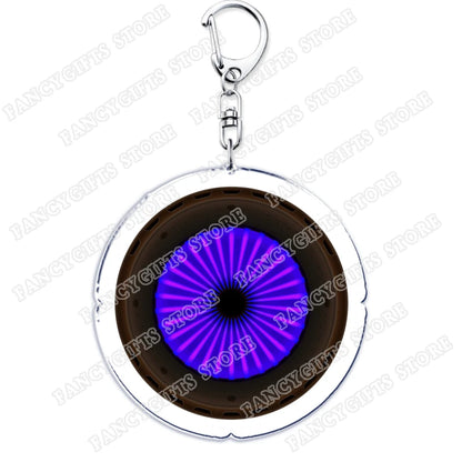 Popular Video Game Keychains for Accessories Bag Glados Aperture Laboratories Science Keyrings Jewelry Gamer Fans Gaming Gifts