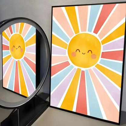 DIY Oil Painting By Numbers Children’s Cartoon Home Decoration Wall Living Room Decor Best Gift Frameelss