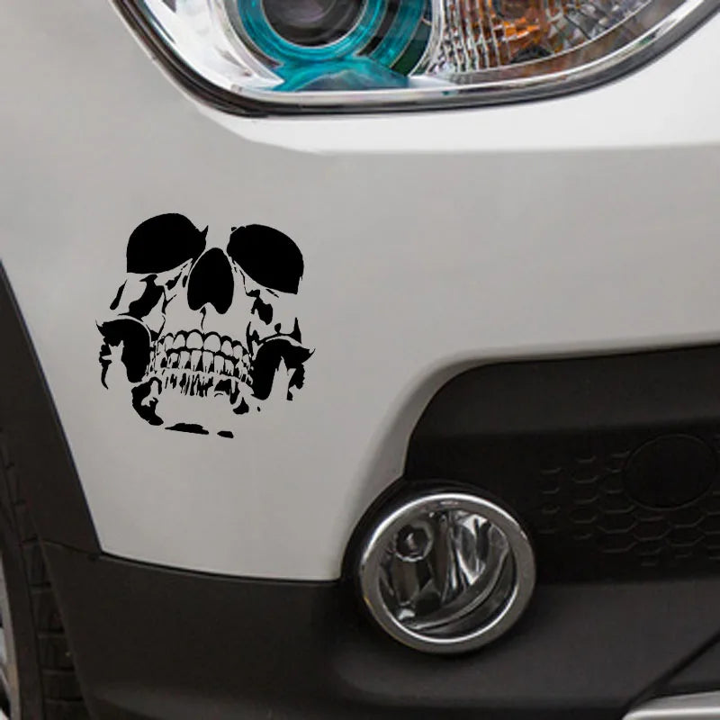 Lovely SKULL Waterproof  Decoration Car Sticker Automobiles Motorcycles Exterior Accessories Vinyl Decals