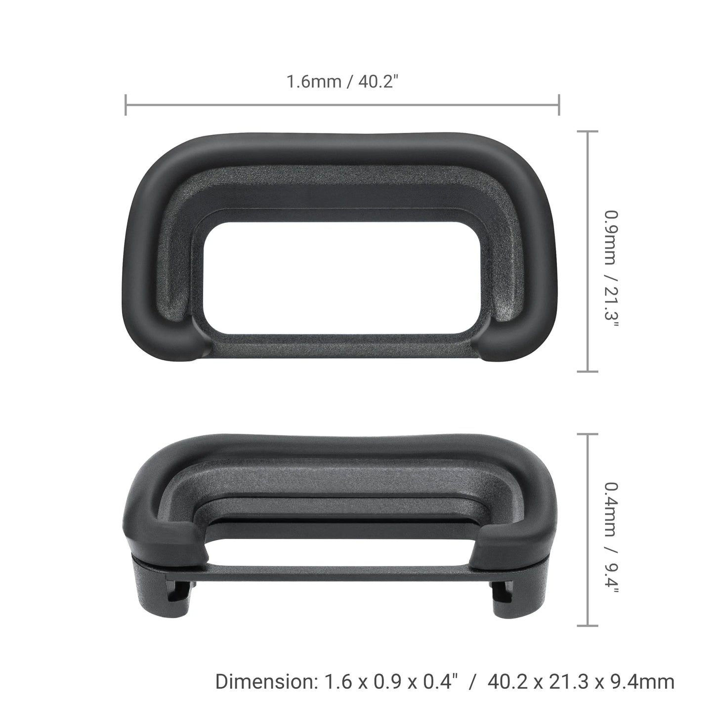 JJC A6700 Eyecup FDA-EP20 Soft Silicone Eyecup Eyepiece Viewfinder Eye Cup for Sony A6700 Replaces Sony FDA-EP20 Eyecup