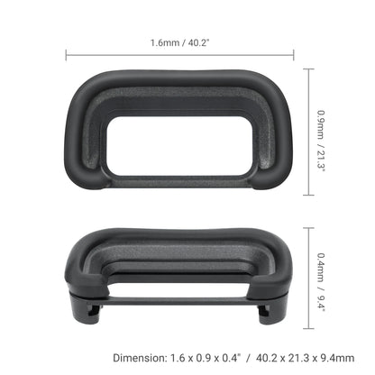 JJC A6700 Eyecup FDA-EP20 Soft Silicone Eyecup Eyepiece Viewfinder Eye Cup for Sony A6700 Replaces Sony FDA-EP20 Eyecup