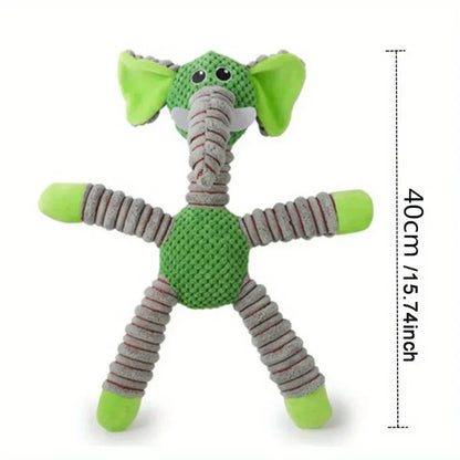 Plush Dog Toy Cute Stuffed Animal Toy for Small Medium Dogs Teething Chew Toy for Puppy Interactive Playmate Reduces Anxiety