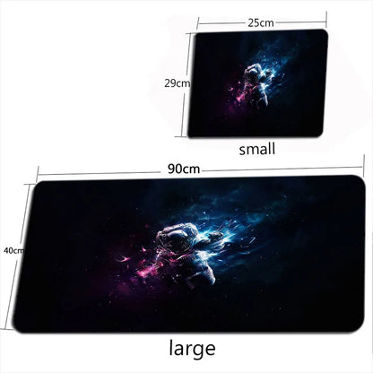 Space Astronaut Mouse Pad New Large Computer Office Game Table Mats XXL Rubber Anti-slip Gaming Keyboard Mousepad Long Desk Pads