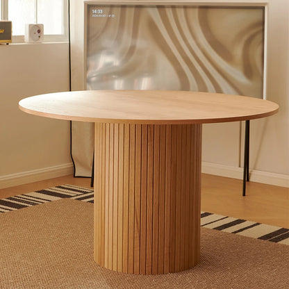 Table Kitchens Dining Room Furniture Restaurant Large Complete Wooden Round Dining Tables