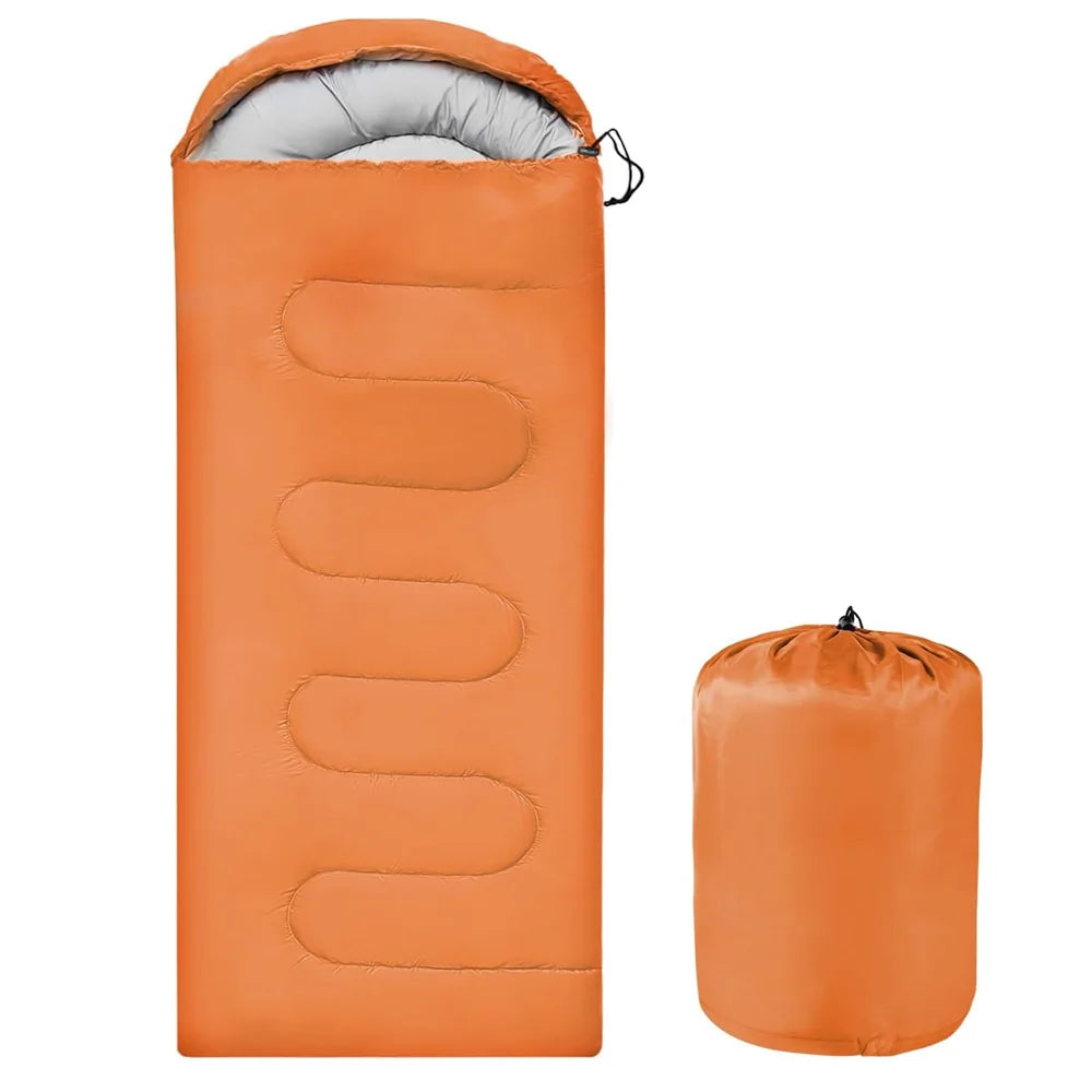Camping Sleeping Bag Ultralight Waterproof 4 Season Warm Envelope Backpacking Sleeping Bags for Outdoor Traveling Hiking