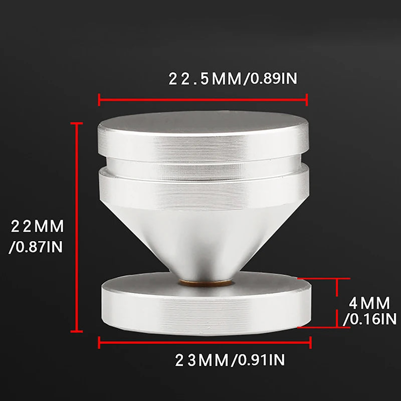 1 Set Of Audio Stand Speaker Tip Vertical Foot Audio Speaker Repair Parts Rotary Stand Shock Absorber Nail And Pad Accessory