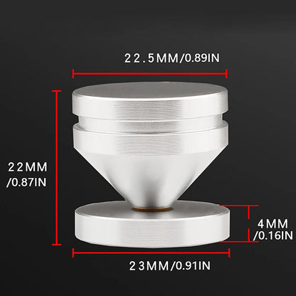 1 Set Of Audio Stand Speaker Tip Vertical Foot Audio Speaker Repair Parts Rotary Stand Shock Absorber Nail And Pad Accessory
