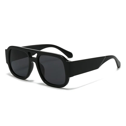 Protective Glasses 1/4 Sets Large Frame Double Bridges Square Sun Glasses Women Candy Color Men Eyeglasses Outdoor Sports Shades