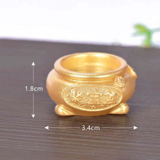 New Year Decorations Desktop Decor Home Decor DIY Ornaments Resin Figurine Small Ornament Fortune Trinkets Auspicious Ornaments