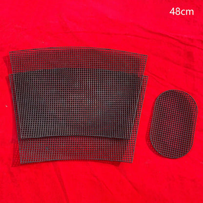 Embroidery Bucket Bag Auxiliary Knitting Sewing Weaving Plastic Mesh Sheet for DIY Accessories Handmade Easy Knit Helper