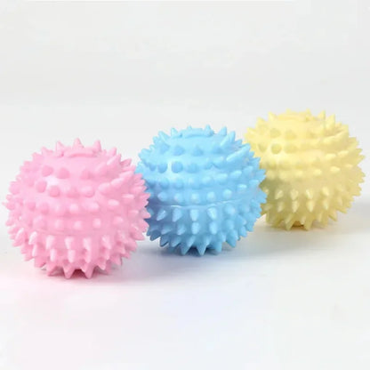 Pet Dog Toy Ball Solid Bite-Resistant Chewing Indestructible Bouncing Ball Dog Rubber Training Interactive Game Teething Ball