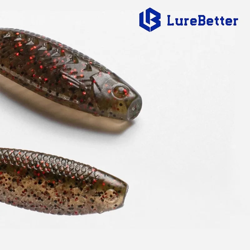 55/65mm Floating 12pcs/pack Soft Lure Artificial Castfish Bait Tackle Fishing Bait For Freshwater Seawater