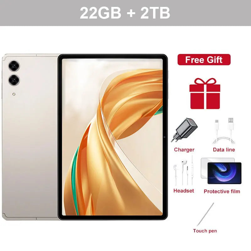 High-end Pad 7S pro Children Tab Global Version 10.Inch Android 15 22GB+2TB Tablet 5G Dual SIM Original Kids Gift Tablet PC+Box