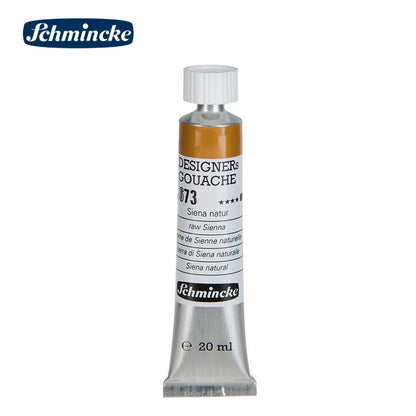 Germany Schmincke Designer Gouache Paint Tube 20ml Opaque Gouache Paint Professional Artist 48 Colors Drawing Art Supplies Cute