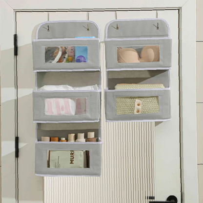 Over-The-Door Hanging Organizer - Extra Large Multi-Layer Storage Bag for Toys Dorm Room Essentials & Closet Organization System