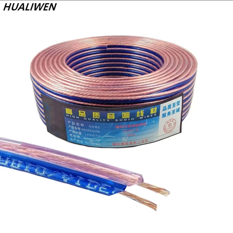 300 High transparent core speaker stereo speaker wire line