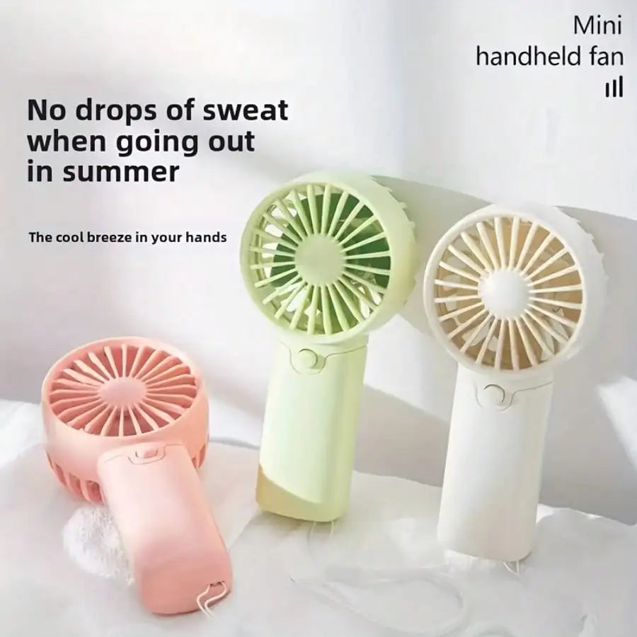 2026 Latest Portable Fan, Compact Handheld Fan - Portable, Battery-Powered Personal Cooling Device for Travel & Outdoor Use