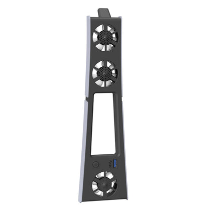 Cooling Fan for PS5 Slim Console with USB 3.0 Port Efficient Cooling System with Adjustable Speed Quiet Cooler Fan