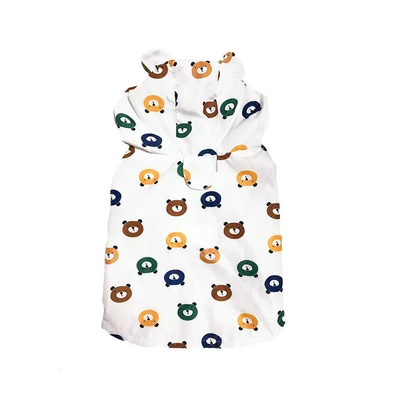 Pet Dog Raincoat Pug French Bulldog Clothes Waterproof Clothing for Dog Rain Jacket Poodle Bichon Schnauzer Welsh Corgi Raincoat