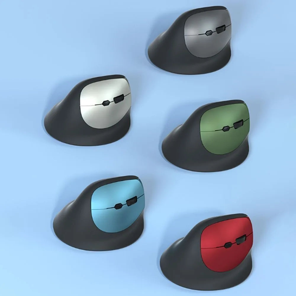 800/1200/1600DPI 2.4G Ergonomic Optical Mouse 6 Mute Buttons Comfortable Gaming Mice ABS Vertical Mouse Gaming Mice Office