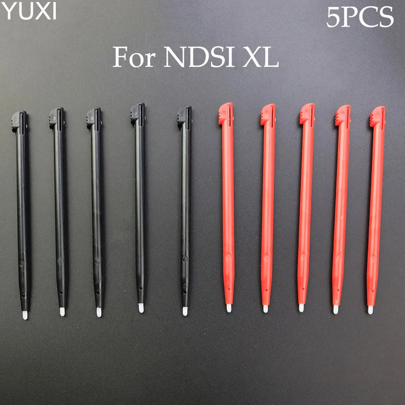 5Pcs For NDSi XL Stylus Touch Pen For Nintend NDSI XL Black Red Touchscreen Pen Plastic Touch Pen Replacement Accessories