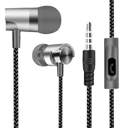 3.5mm Wired In-ear Earphone In Ear Noise Cancellation Ergonomic Design HiFi Stereo Sports Music Headphones For Phone MP3 MP4