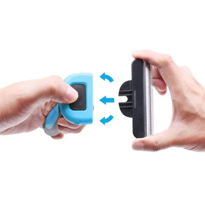 Pet Grooming Brush Removable Pet Hair Cleaning Comb Pet Grooming Multifunctional Comb Pet Knotting Comb Easy To Use for Cat Dog