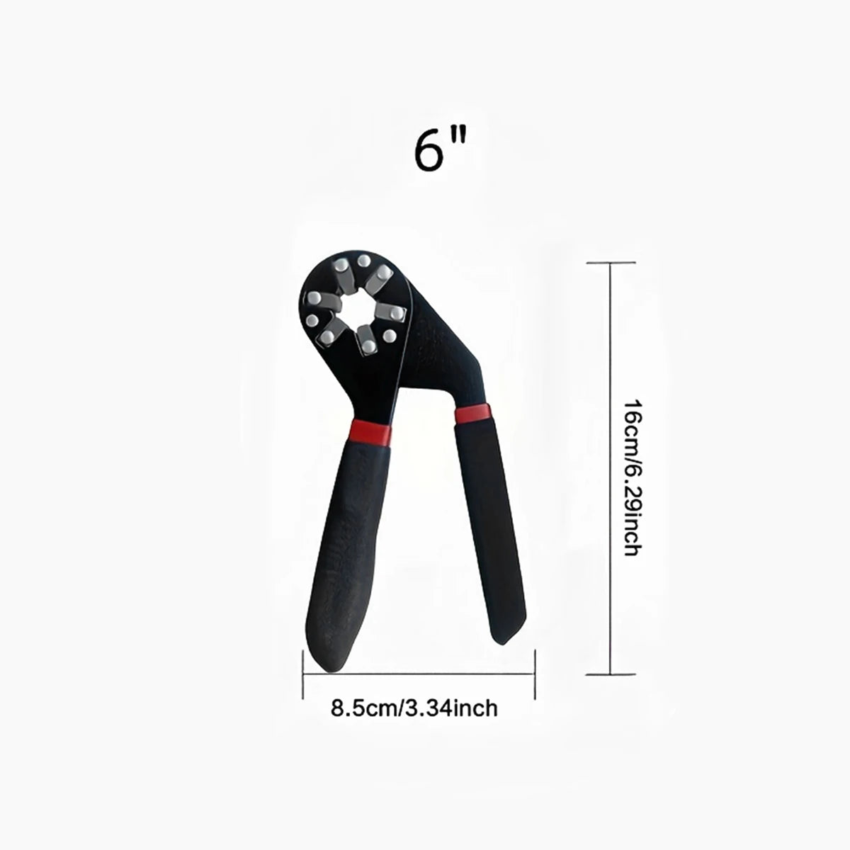Magic Wrench 6 Inch 8 Inch Multi-purpose Hexagonal Alloy Steel Manual Clampable Movable Hexagonal Wrench