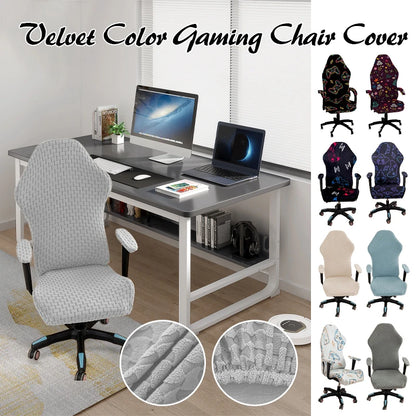 Office Gaming Chair Cover Armchair Slipcovers Computer Seat Cover Stretch Rotating Lift Universal Soft Protector Splicover New