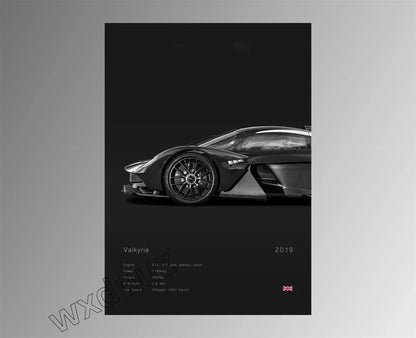 Modern Design Home Decoration Classic Popular Car Brand Motorsport Supercar Canvas Painting Wall Art Aesthetic Room Decor Poster