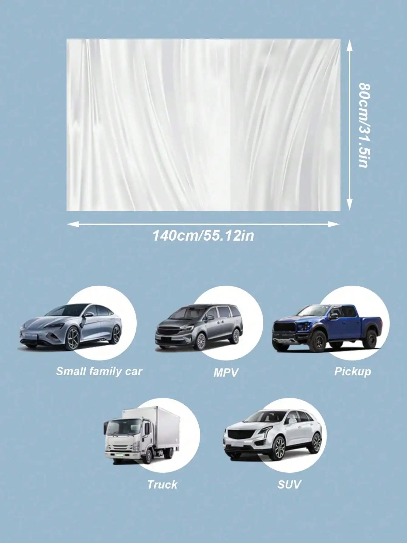 100Pcs Disposable Car Seat Covers — a "convenient shield" for multi-scenario protection, preventing car seats from stains.