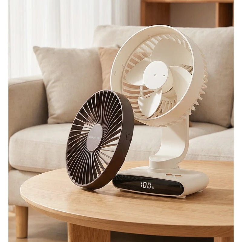 Portable USB Air Circulation Fan, Small Desk Fan with Strong Wind, Quiet Energy-Saving for Home & Office, Durable Long-Lasting