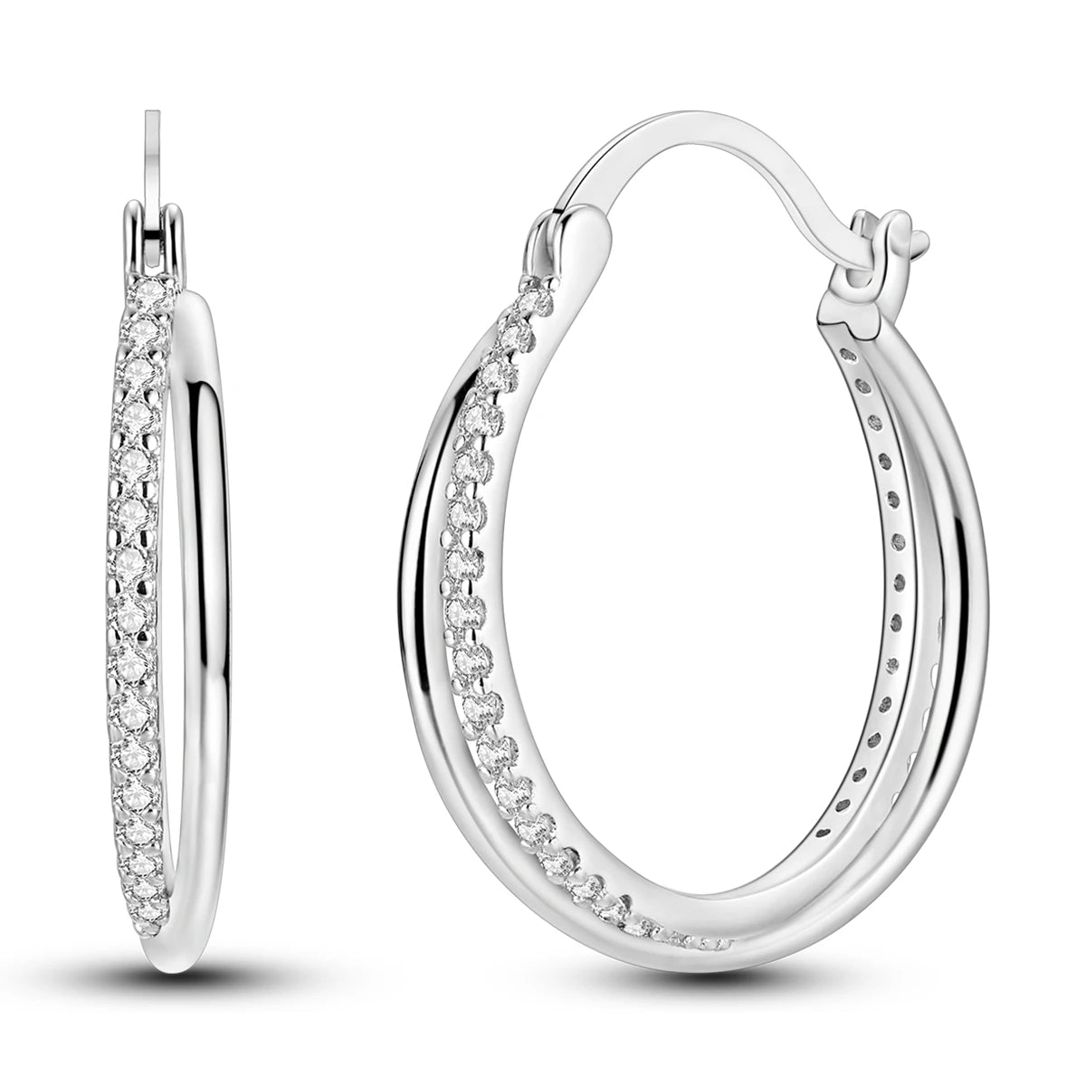 925 Sterling Silver Gold Drop Earrings For Woman Flower Round Sun Hoop Earring Pendientes Classic Original Woman Jewelry Gift