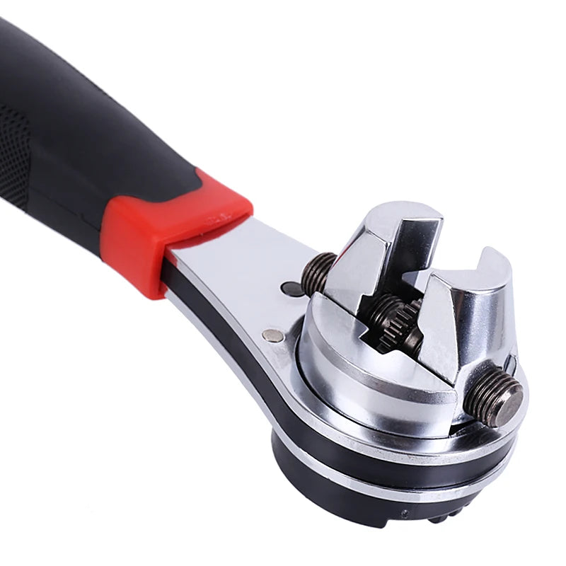 Universal Adjustable Ratcheting Wrench Multifunctional 6-22mm Screw Repair Hand Tools - Ratchet Wrench