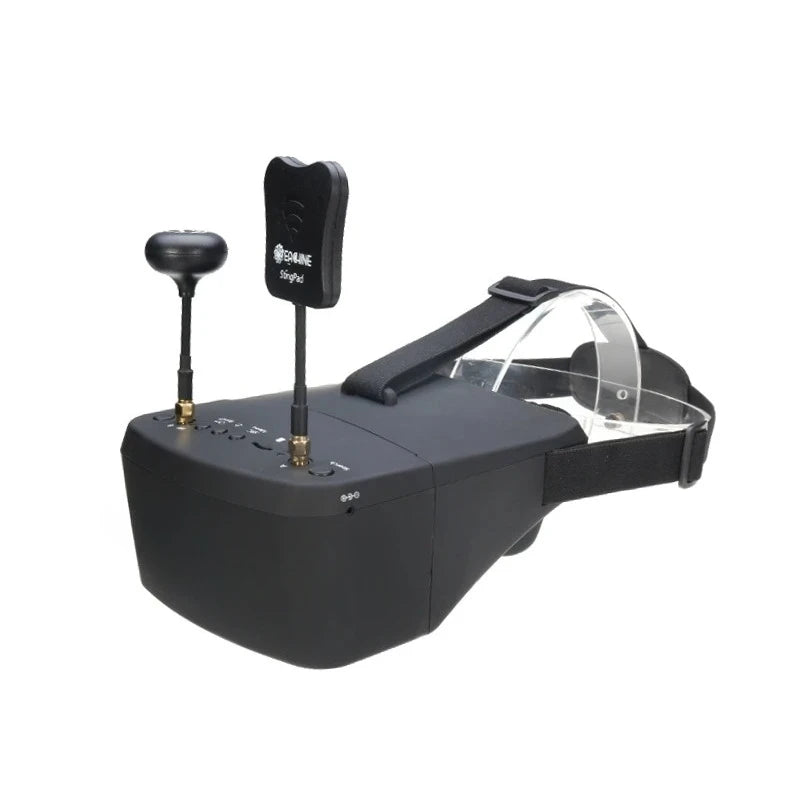 EV800D 5.8G 40CH 5 Inch 800*480 Video Headset HD DVR Diversity FPV Goggles With Battery For RC Model