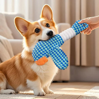 Pet Vocalizing Wild Goose Toy, Dog Chewable Teething Stick, Boredom Relieving Plush Doll, Small Dog Universal Product