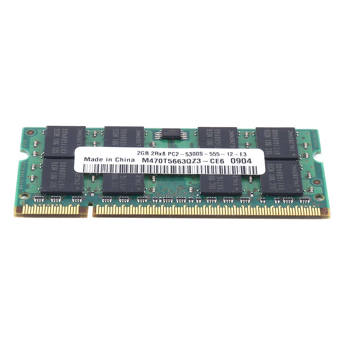 DDR2 2GB RAM Memory PC2 5300 Laptop RAM Memoria SODIMM RAM 667MHz Memory 200Pin RAM Memory