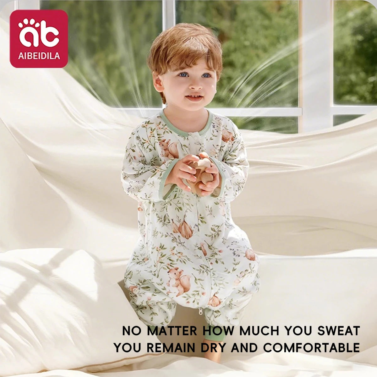 Swan Kids Sleeping Bag Cute Breathable Thin Sack Sleepsack Detachable Short Sleeves Sleepwear Wearable Blanket Bodysuit 1-5T